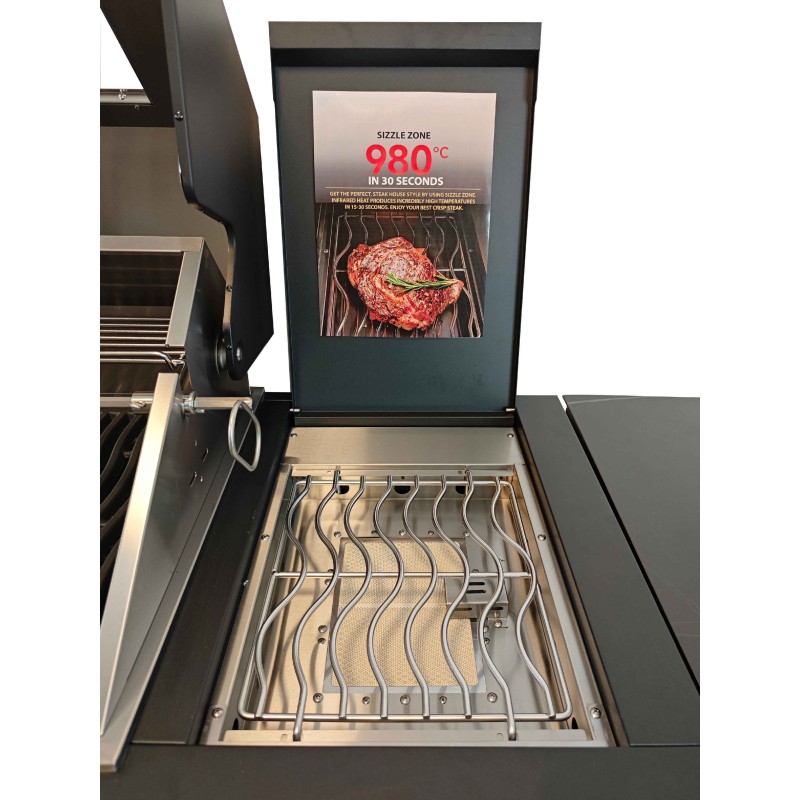 Cocina Exterior Acero Inoxidable Esmaltado Barcelona