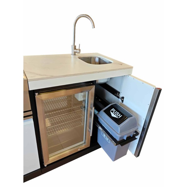 Cocina Exterior Acero Inoxidable Esmaltado Ibiza