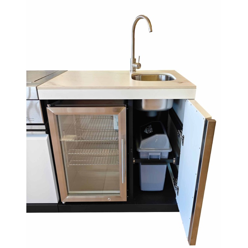 Cocina Exterior Acero Inoxidable Esmaltado Ibiza
