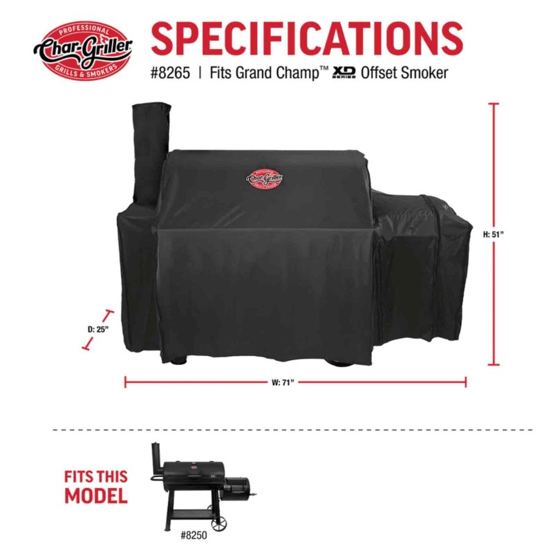 funda grande para barbacoa de carbon