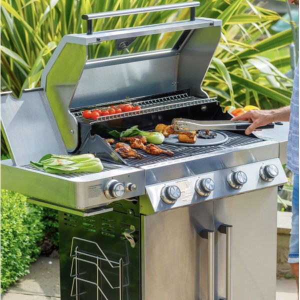 Grillstream Gourmet 4B Híbrida con Carro