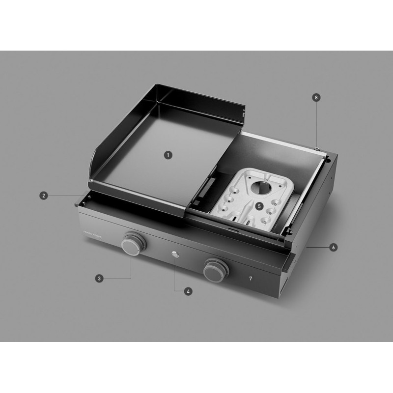 Plancha de Gas Origin G60 A