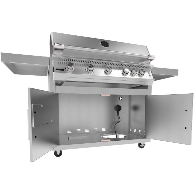 Barbacoa Brabura Fusion 500 CRS con Carro