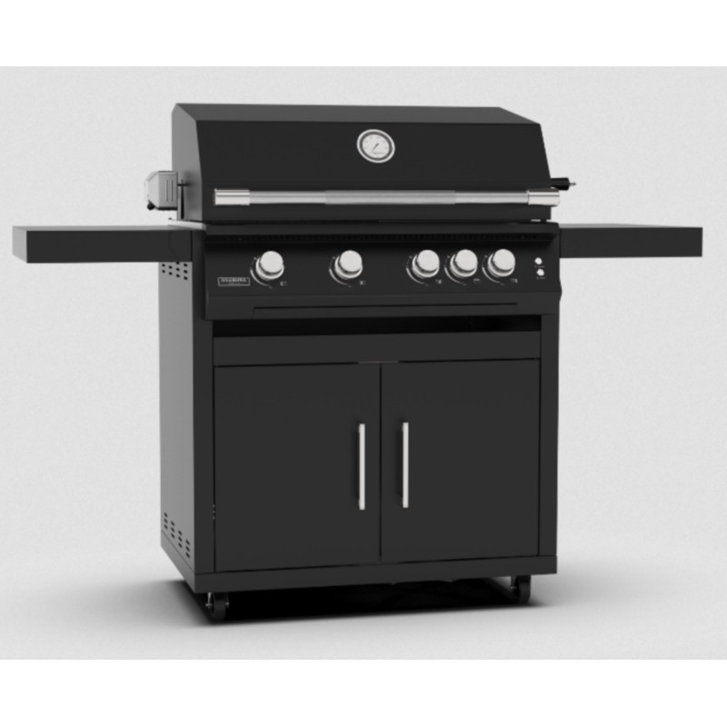 Barbacoa Brabura Fusion 400 CRMM con Carro