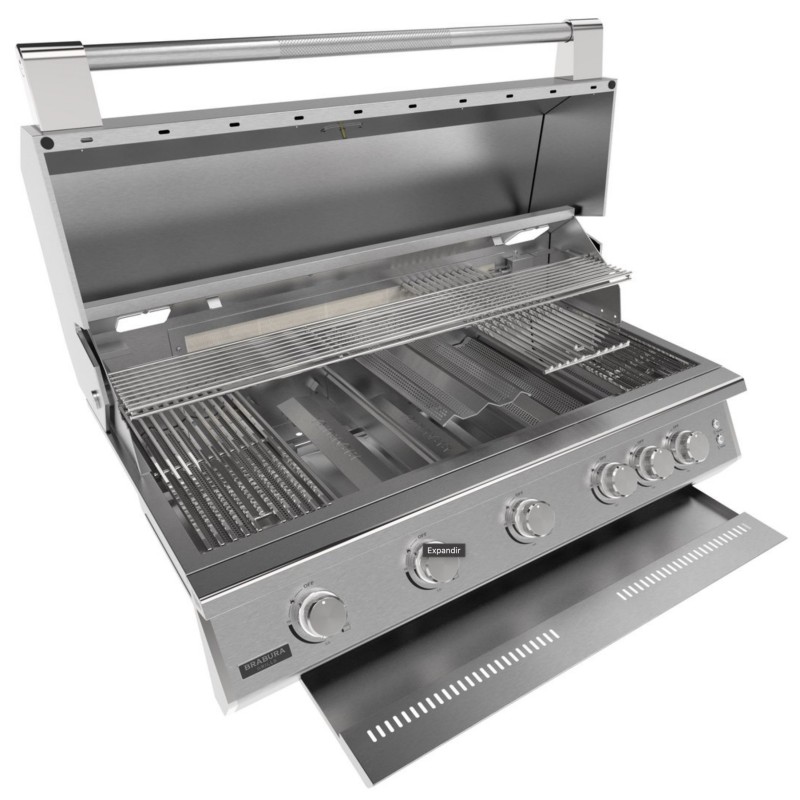 Barbacoa Brabura Fusion 500 CRSM con Carro
