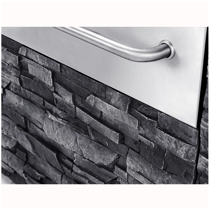 Cocina Exterior Acero Inoxidable y Piedra Alicante Pro Inox. cajon