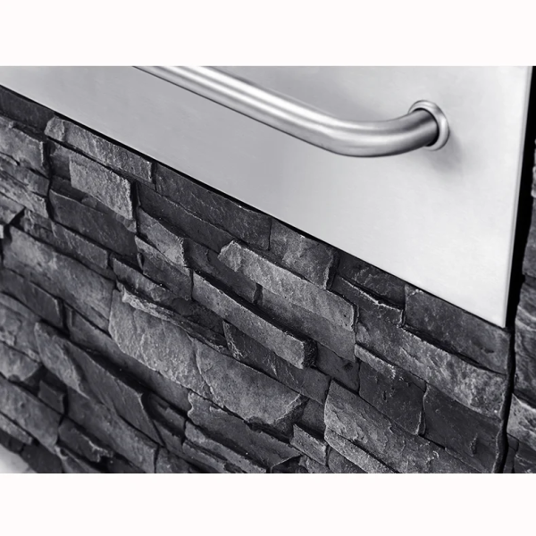 Cocina Exterior Acero Inoxidable y Piedra Alicante Pro Inox. cajon