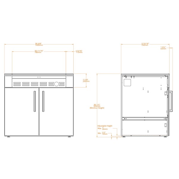 Módulo para Barbacoas 4 Quemadores Brabura