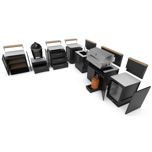 Pared Trasera para Módulo 120 Brabura