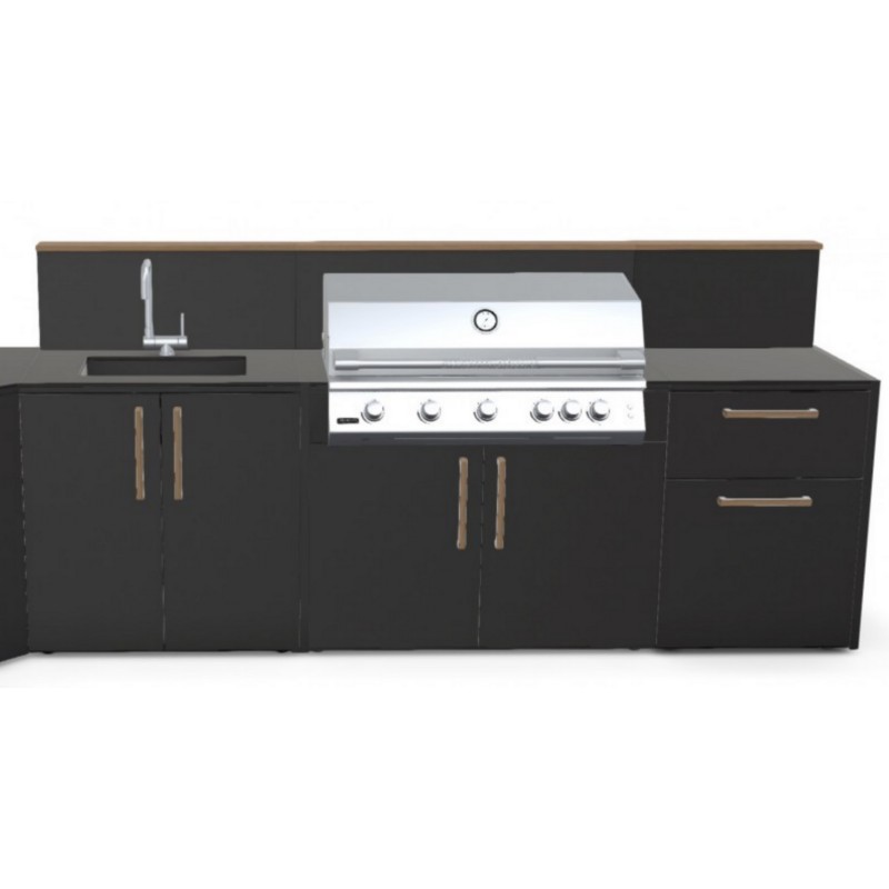Cocina Exterior Modular V12 Brabura