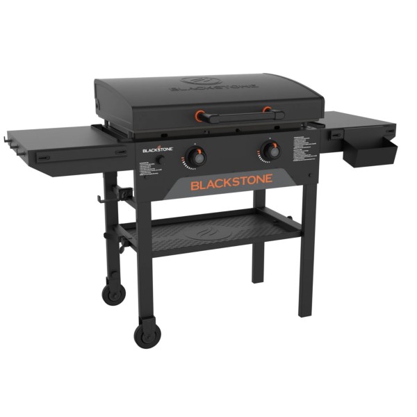Plancha de Gas 2 Quemadores con Tapa y Carro Blackstone