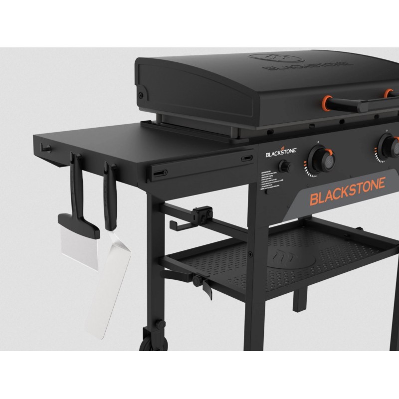 Plancha de Gas 2 Quemadores con Tapa y Carro Blackstone