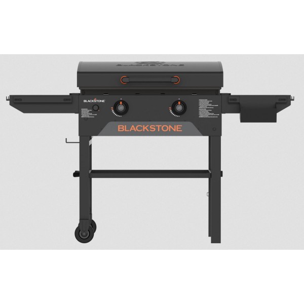 Plancha de Gas 2 Quemadores con Tapa y Carro Blackstone