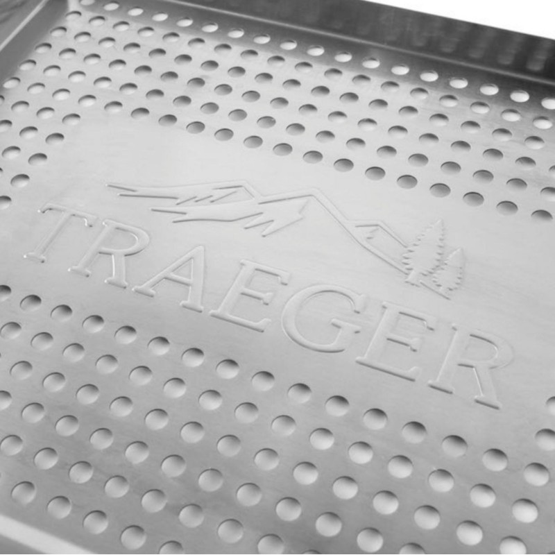Cesta para Asar de Acero Inoxidable Treager