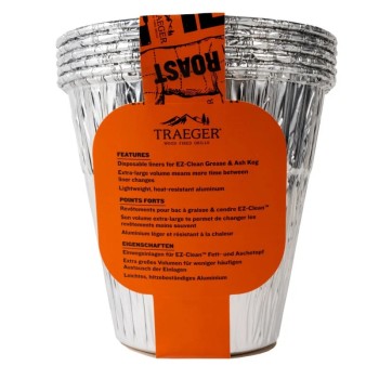 Cubo Recogegrasa y Ceniza Traeger 5 uds. 2