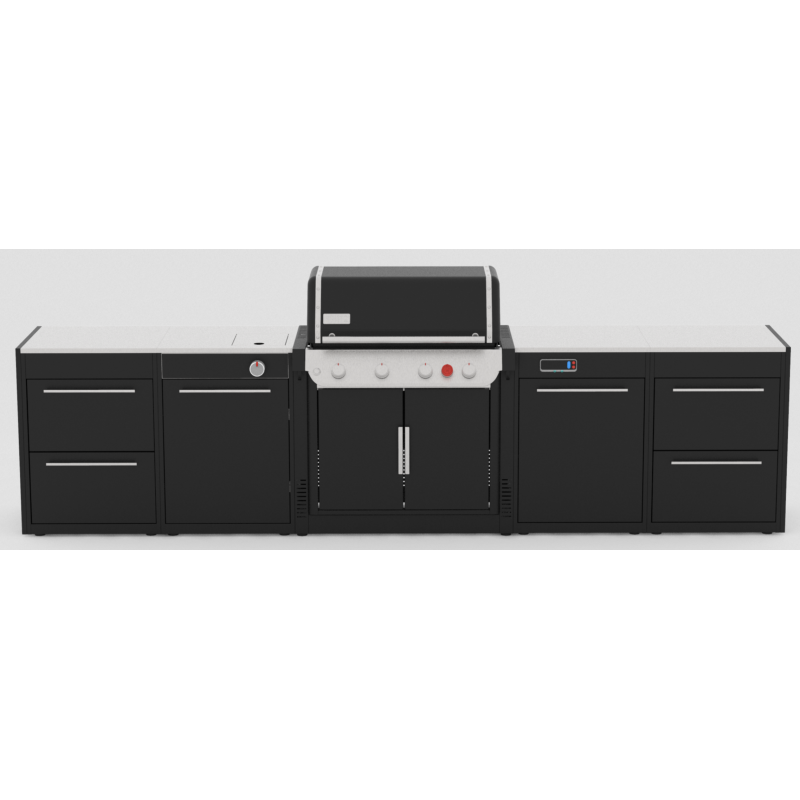 Cocina de Exterior 431 Weber BBQ Kitchen
