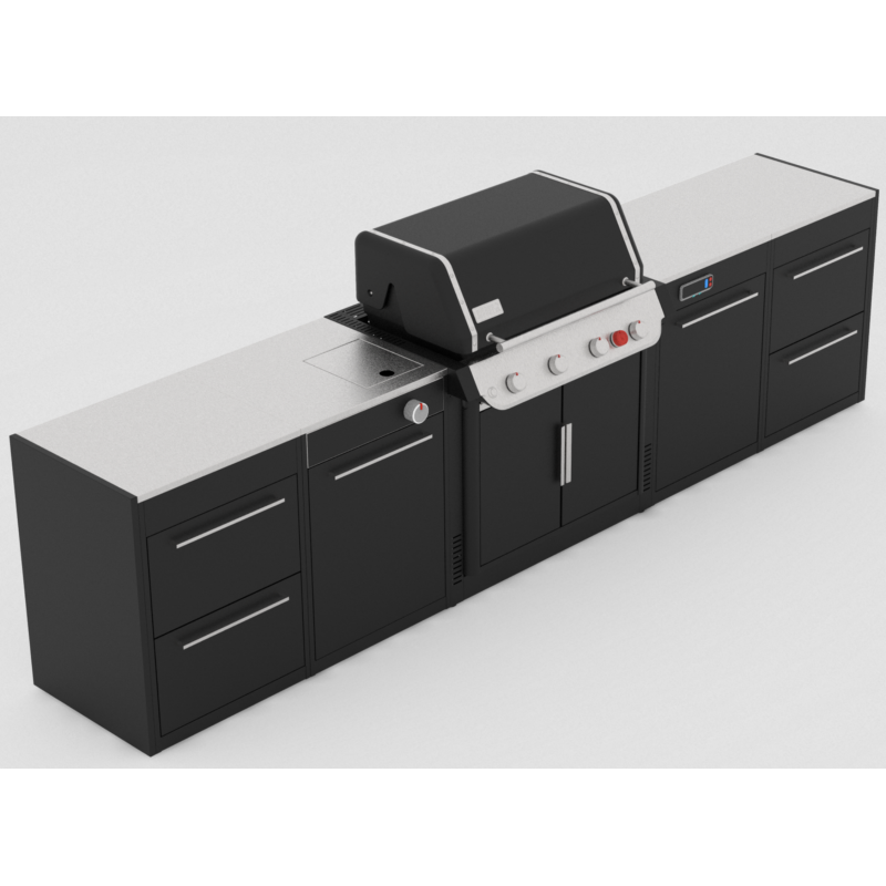 Cocina de Exterior 431 Weber BBQ Kitchen