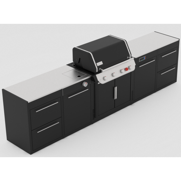 Cocina de Exterior 431 Weber BBQ Kitchen