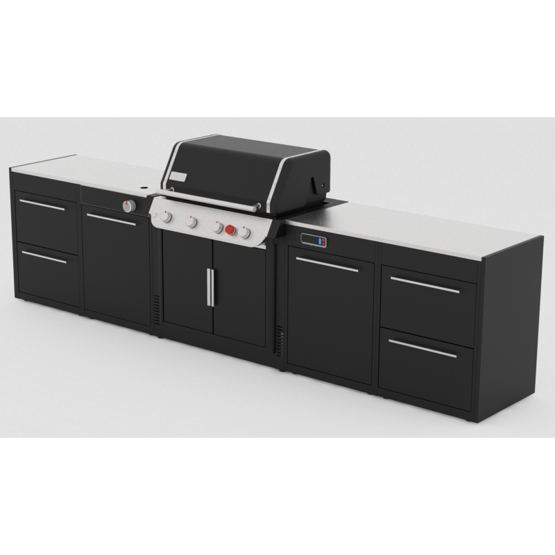 Cocina de Exterior 431 Weber BBQ Kitchen