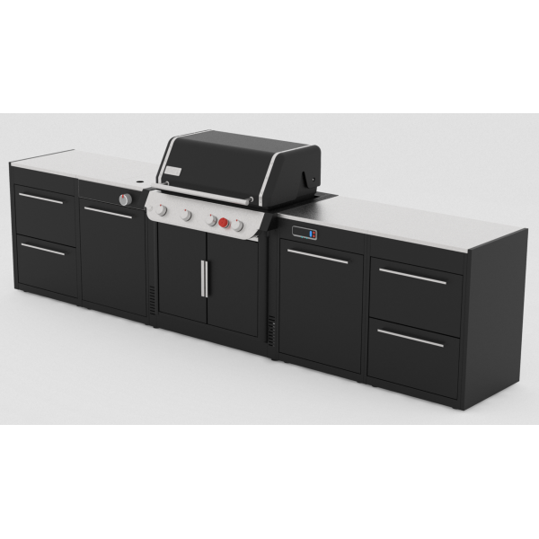 Cocina de Exterior 431 Weber BBQ Kitchen