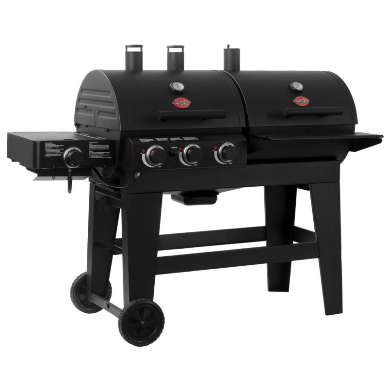 Barbacoa Duo de gas y de carbón Char-Griller