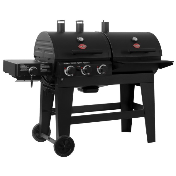 Barbacoa Duo de gas y de carbón Char-Griller