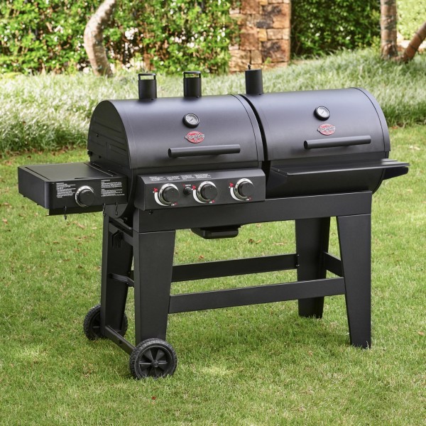 Barbacoa Duo de gas y de carbón Char-Griller