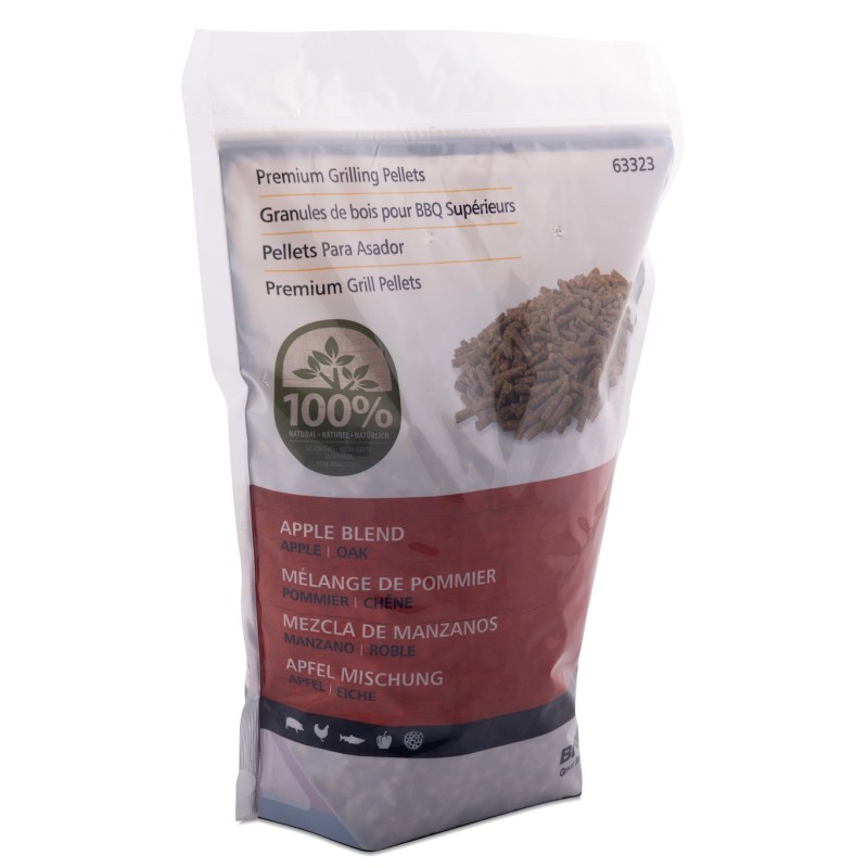 Saco 1 kg. Pellet para Barbacoas Apple Blend