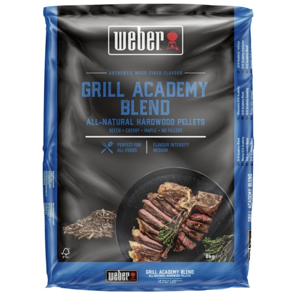 Bolsa de 8 kg. Pellet Weber Grill Academy
