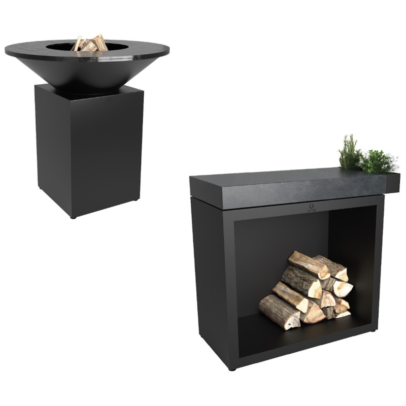 Ofyr Classic 100 Black con bloque Butcher Block 90 CD