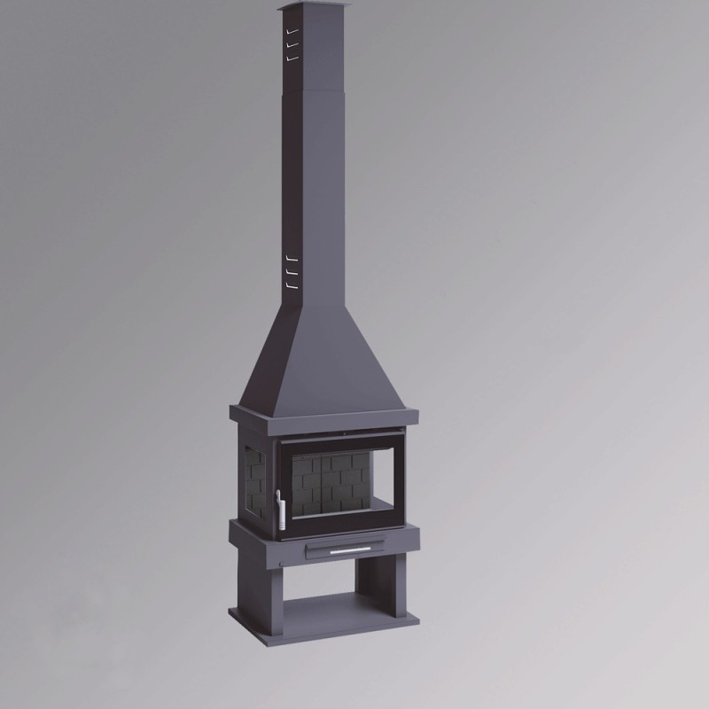 Chimenea frontal de leña C-303 TFK