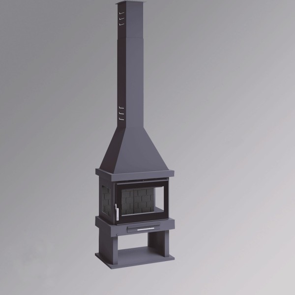 Chimenea frontal de leña C-303 TFK