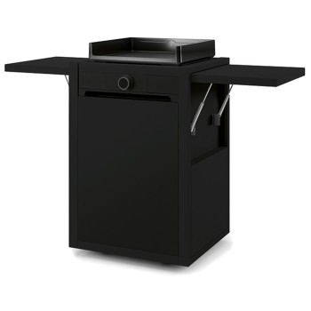 Carro Acero Negro Cerrado Modern 45