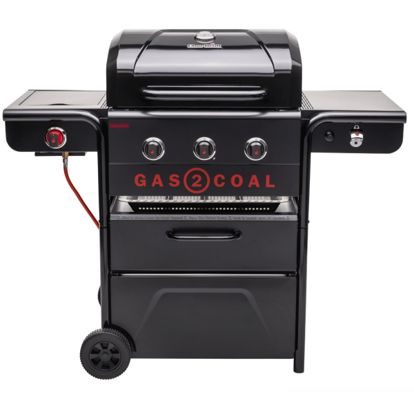 Barbacoa gas y carbón Gas2Coal Edición Especial de 3 Quemadores