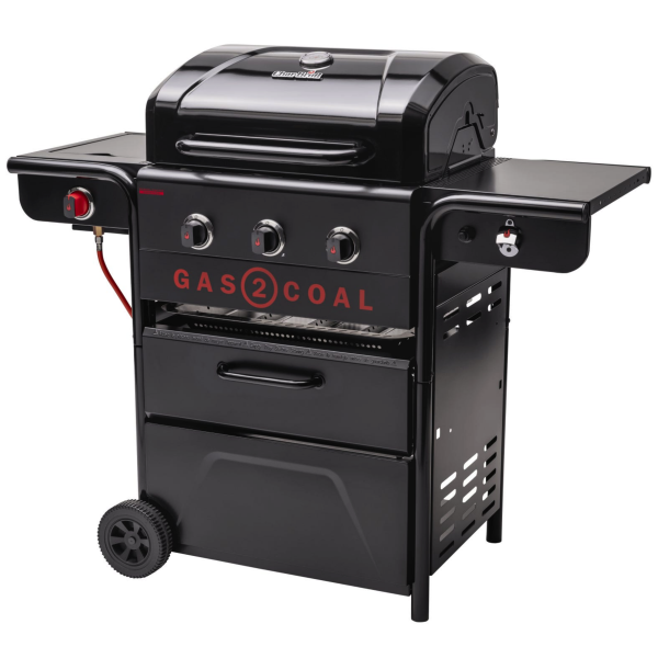 Barbacoa gas y carbón Gas2Coal Edición Especial de 3 Quemadores