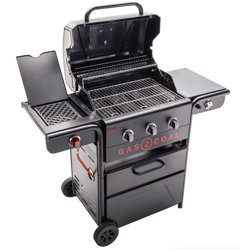 Barbacoa gas y carbón Gas2Coal Edición Especial de 3 Quemadores