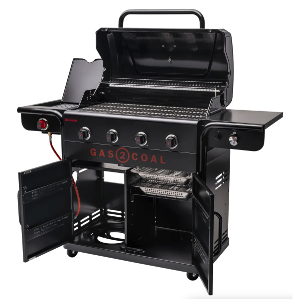 Barbacoa gas y carbón Gas2Coal Edición Especial de 4 Quemadores