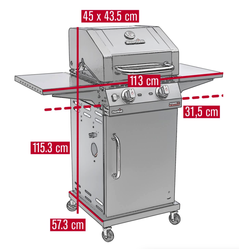 Barbacoa de gas Char-Broil Performance Core B 2