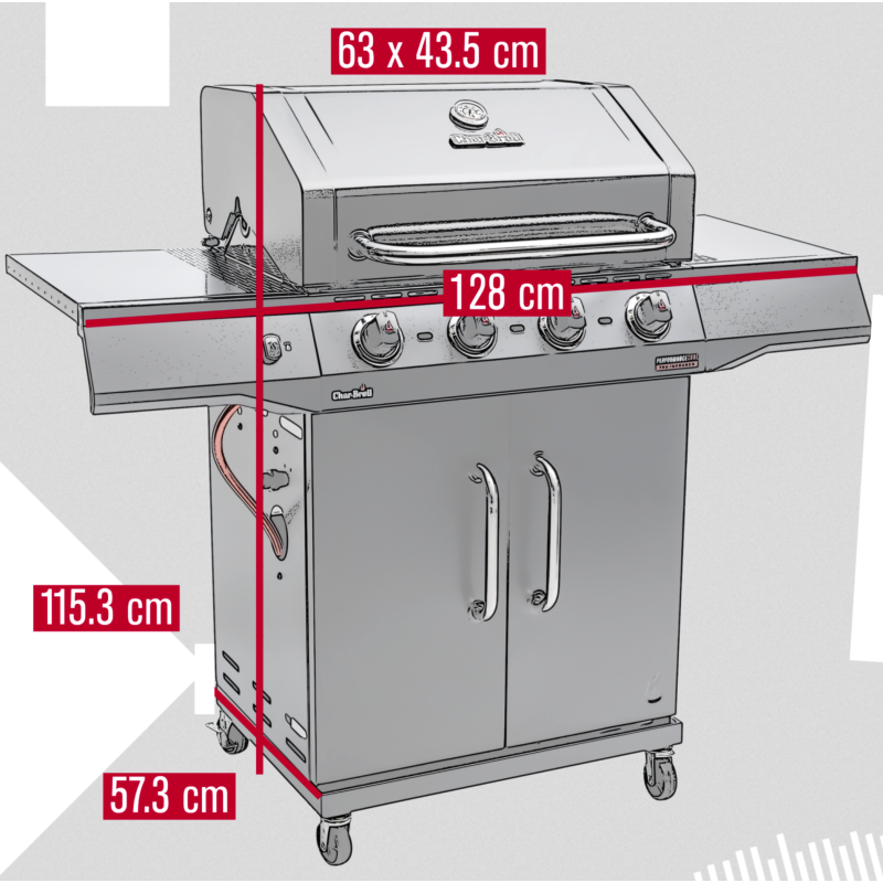 Barbacoa de gas Char-Broil Performance Core B 4