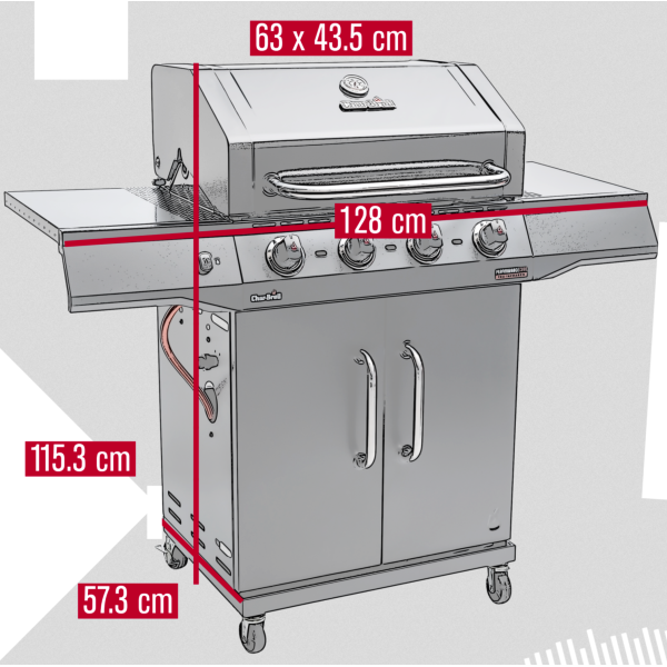 Barbacoa de gas Char-Broil Performance Core B 4