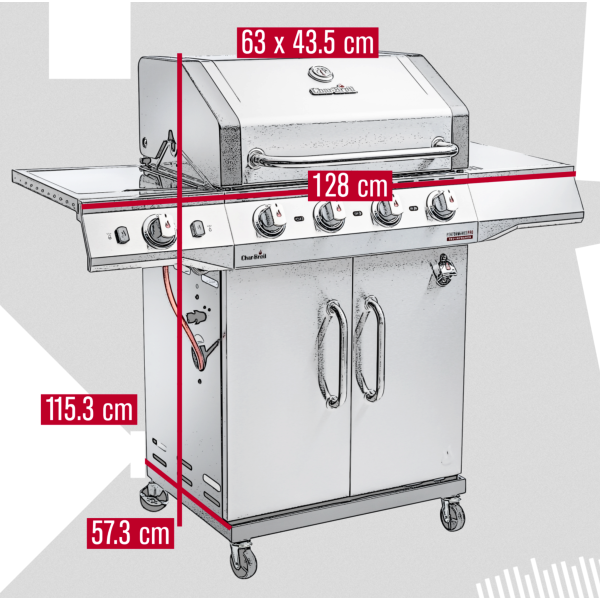 Barbacoa de gas Char-Broil Performance Pro S 4