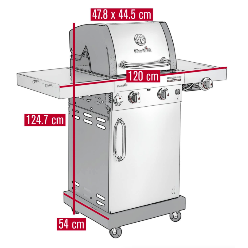 Barbacoa de gas Char-Broil Professional Pro S 2