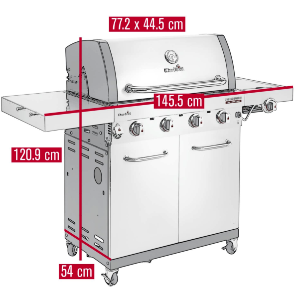 Barbacoa de gas Char-Broil Professional Pro S 4