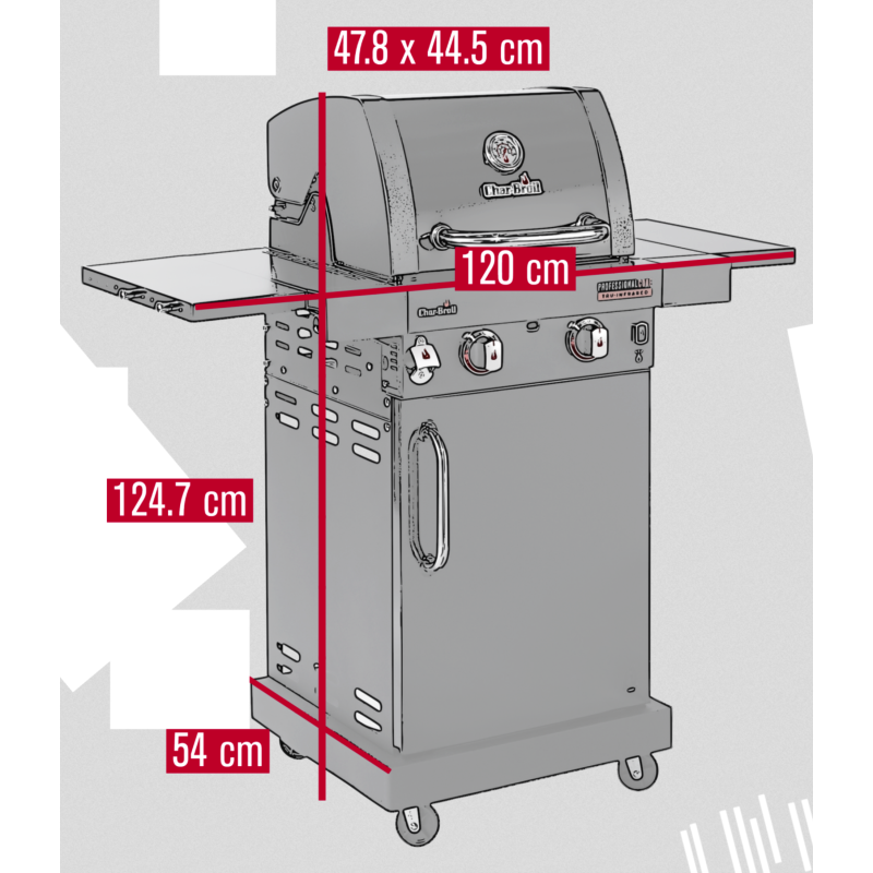 Barbacoa de gas Char-Broil Professional Core B 2