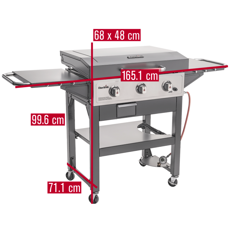 Plancha de gas Char-Broil Griddle 3400