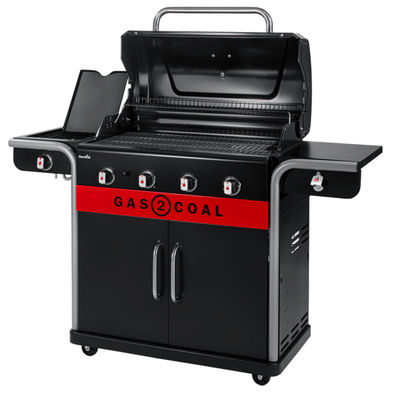Barbacoa gas y carbón Gas2Coal 2.0 de 4 Quemadores