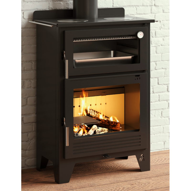 Estufa de Leña con Horno modelo M-107 C