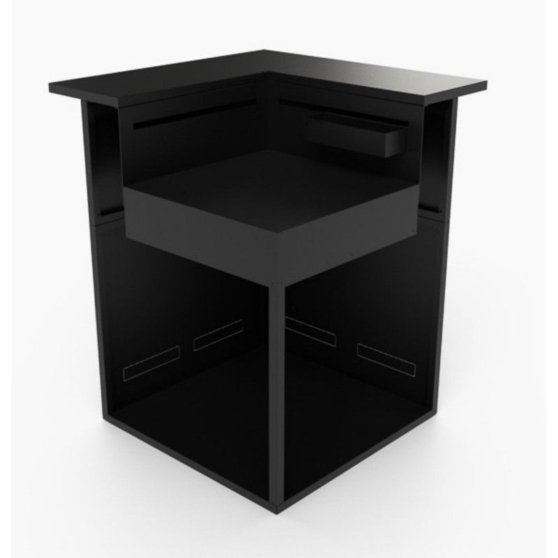 Módulo de Acero Negro Esquinero Forge Adour