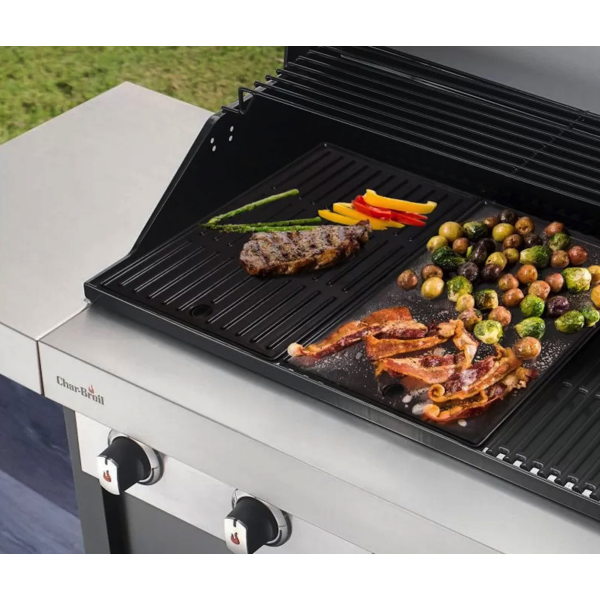 Plancha Reversible barbacoas 2 quemadores Char-Broil