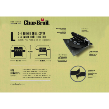 Funda para barbacoa 3 y 4 quemadores Char-Broil 2